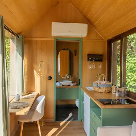 샬레 Tiny Pampa - Etang & Bain Nordique Etival-les-le-Mans