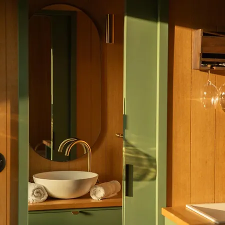 샬레 Tiny Pampa - Etang & Bain Nordique Etival-les-le-Mans