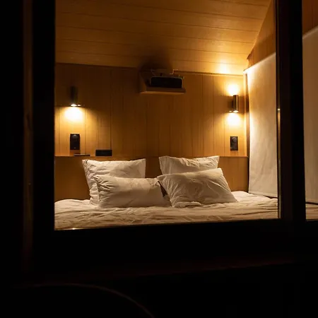 Tiny Pampa - Etang & Bain Nordique 木屋 Etival-les-le-Mans