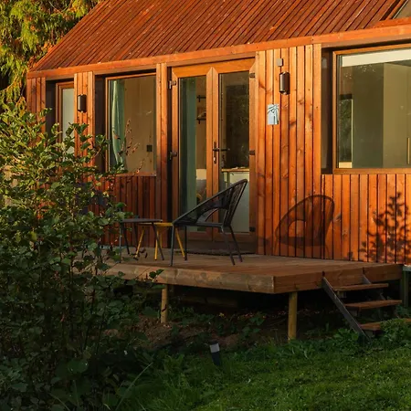 Tiny Pampa - Etang & Bain Nordique 木屋 Etival-les-le-Mans