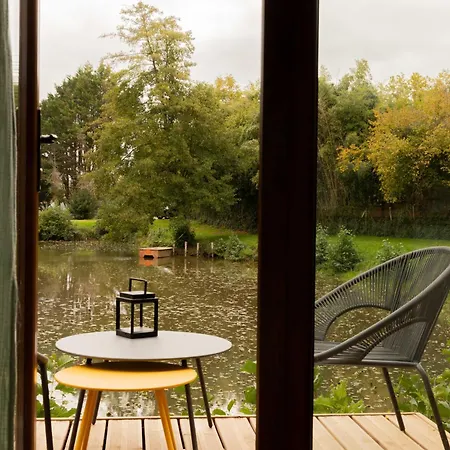 Tiny Pampa - Etang & Bain Nordique 木屋 Etival-les-le-Mans